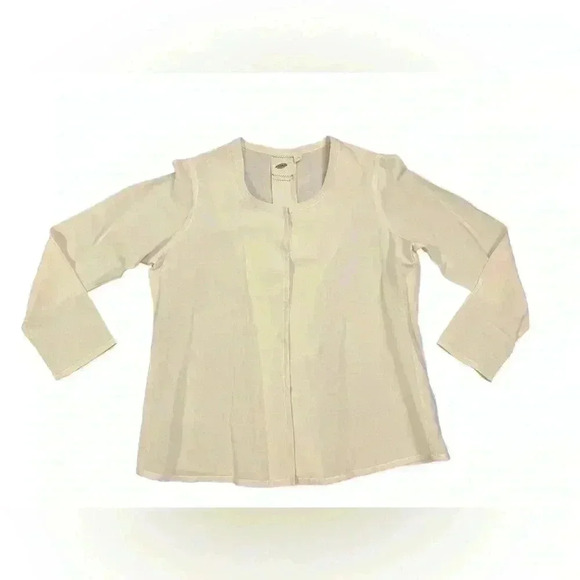 Nurture Linen and Silk Blend Snap Button Shirt Size Small - Picture 1 of 10
